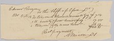 Record of taxes on property, including enslaved persons, owned by Edward Rouzee, October 13, 1830. Creator: Unknown.