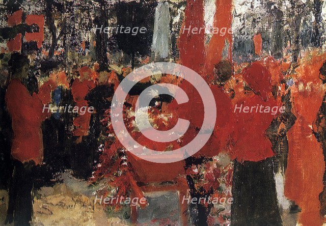 'Funeral of the Revolutionaries, 1905', c1900-1930. Artist: Il'ya Repin