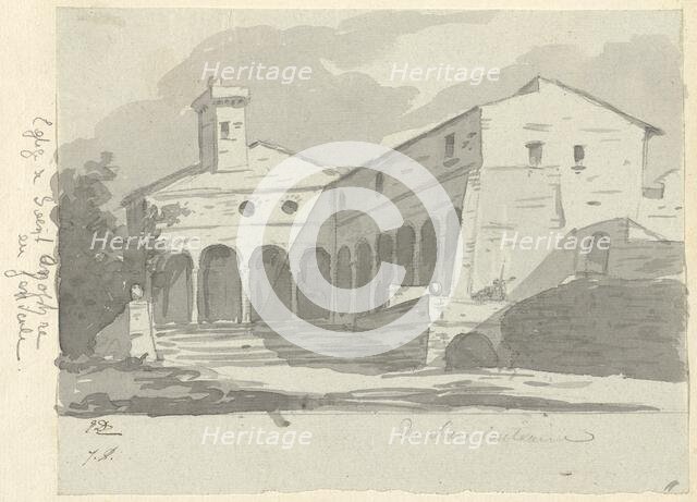 Church of Sant' Onofrio, Rome, 1775/80. Creator: Jacques-Louis David.