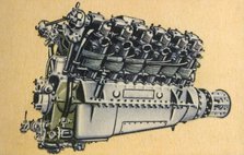 BMW VIIa aircraft engine, 1920s, (1932). Creator: Unknown.