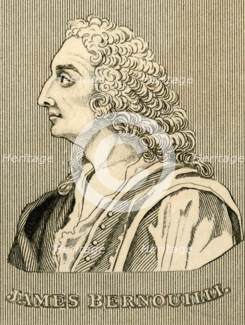 'James Bernouilli', (1654-1705), 1830. Creator: Unknown.