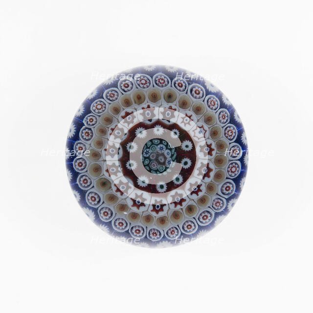 Paperweight, Birmingham, c. 1848-55. Creator: George Bacchus & Sons.