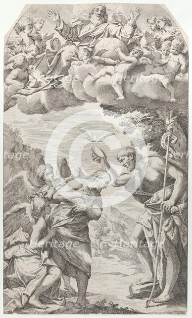 The Baptism of Christ, 1670-1731. Creator: Domenico Bonavera.