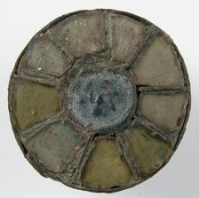 Disk Brooch, Frankish, 6th century. Creator: Unknown.