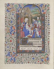 The Adoration of the Magi (Book of Hours), 1440-1460. Artist: Bedford Master (active 1405-1465)