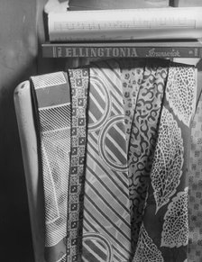 Colorful ties belonging to Duke Ellington, New York, 1943. Creator: Gordon Parks.