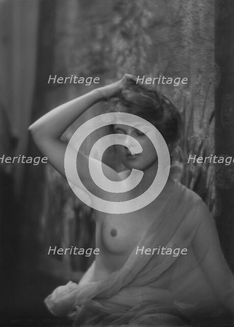 Johnston, Justine, Miss, portrait photograph, not before 1917. Creator: Arnold Genthe.