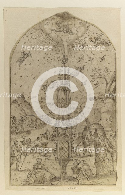 The Gathering of Manna, End of 16th cen.