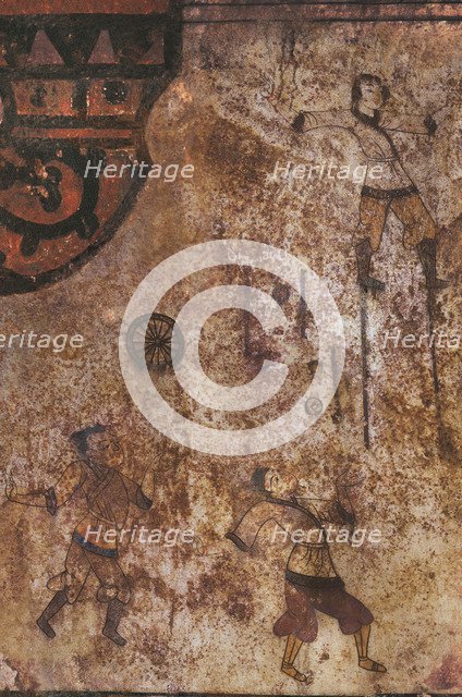 Acrobats. The mural painting of the Susan-ri Tomb, Second Half of the 5th century.