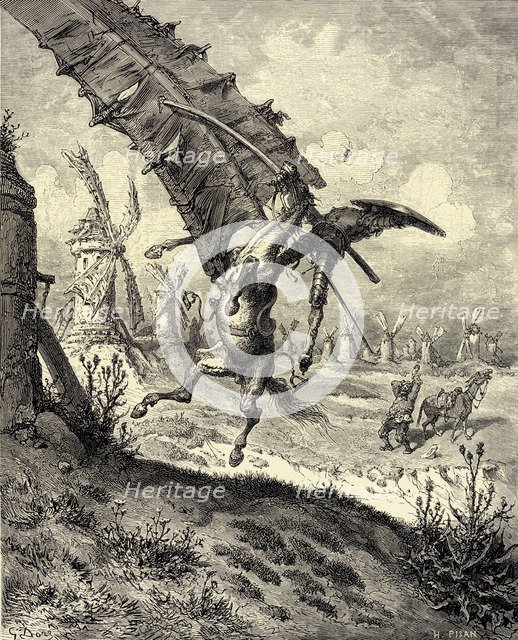 Illustration to the book Don Quixote de la Mancha by M. de Cervantes, 1863. Artist: Doré, Gustave (1832-1883)