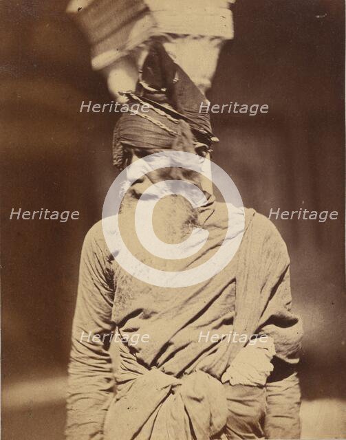 Portrait of a Native Servant, 1858-1859. Creator: Felice Beato.