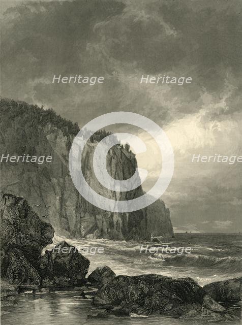 'Lake Superior, (Entrance to Baptism Bay)', 1872.  Creator: Robert Hinshelwood.
