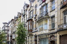 Avenue Jean Volders/Rue Vanderschrick, Brussels, Belgium, (1904), c2014-c2017. Artist: Alan John Ainsworth.