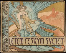 Cover "Letem ceskym svetem", 1898. Creator: Mucha, Alfons Marie (1860-1939).