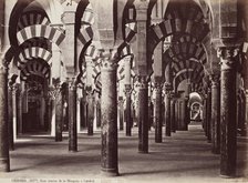 Cordoba, Vista Interior de la Mezquita O Cathedral, c1860. Creator: Juan Laurent.
