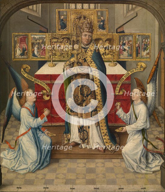 Adoration of the Sacrament, 1480-1499. Creator: Anon.