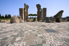 The baths of Marina Gate, Ostia Antica, Italy. Artist: Samuel Magal