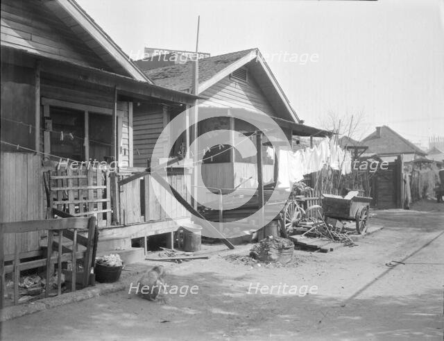 Mexican quarter of Los Angeles, California, 1936. Creator: Dorothea Lange.