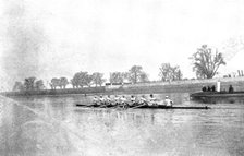 Practicing for the Universities' Boat-Race, 1895. Creator: George Meisenbach.