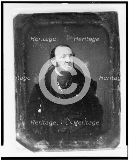 Theodore Sedgwick, half-length portrait, three-quarters to the right, between 1844 and 1859. Creator: Mathew Brady.