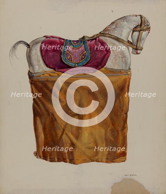 Horse Puppet, c. 1937. Creator: James McLellan.