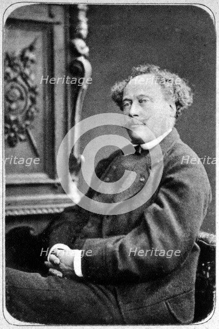 Alexandre Dumas the Younger, French writer, c1865-1895. Artist: Unknown