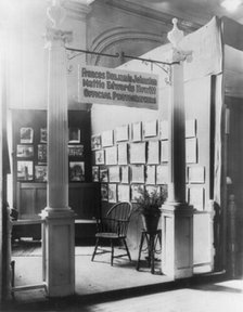 Exhibit display area for architectural photographs by "Frances Benjamin Johnston...", c1910 - c1912. Creator: Frances Benjamin Johnston.