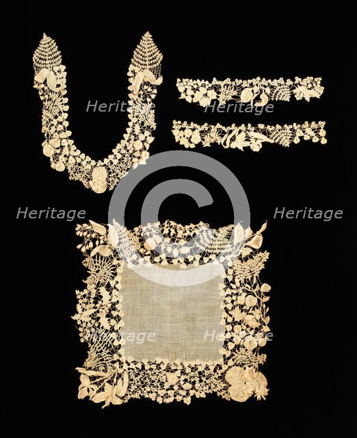 Accessory set, Irish, ca. 1850. Creator: Unknown.