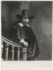 Ephraim Bueno, Jewish Physician, 1647. Artist: Rembrandt van Rhijn (1606-1669)