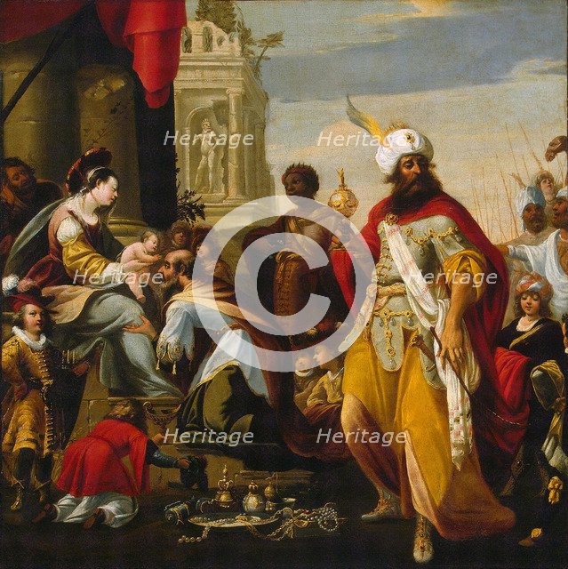 The Adoration of the Magi', before 1624. Creator: Lallemand, Georges (?-1636).