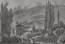 Franco-Prussian War (1870-1871): Battle of Châtillon, September-October 1870 (1871). Creator: Auguste Trichon.