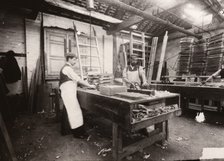 Joiners's shop, Rowntree Cocoa Works, York, Yorkshire, 1902. Artist: Unknown