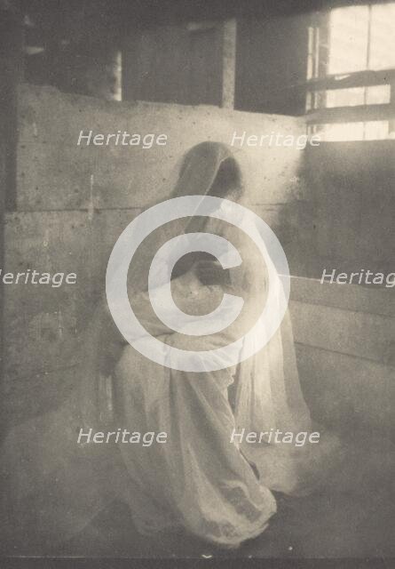 The Manger, c.1900. Creator: Gertrude Kasebier.