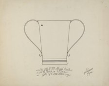 Two Handled Beaker, c. 1939. Creator: Lawrence Flynn.