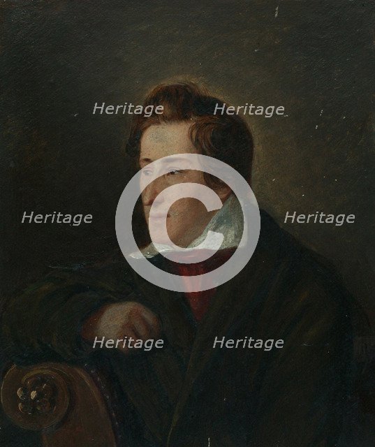 Portrait of the poet Heinrich Heine (1797-1856). Artist: Oppenheim, Moritz Daniel (1800-1882)