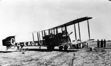 Aircraft in which Sir Ross and Sir Keith Smith flew from England to Australia in 1919. Creator: Unknown.