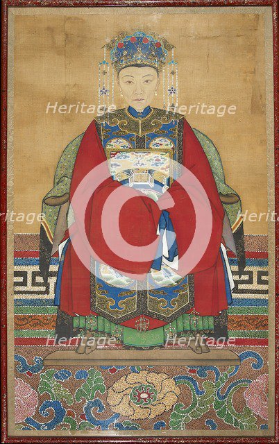 Woman dressed as wife of an official, 19th century, (1801 - 1900). Artist: Unknown.