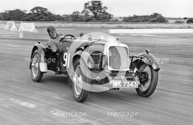 1928 Alvis 12-75 fwd at Silverstone. Creator: Unknown.
