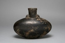 Blackware Jar with Single Spout, A.D. 1200/1450. Creator: Unknown.
