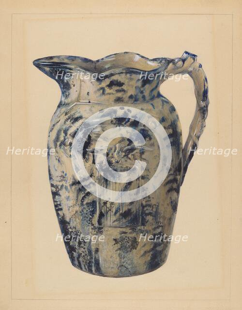Pitcher, 1935/1942. Creator: Mina Lowry.