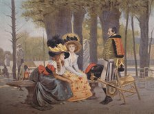 'La Causerie. - Life in Paris in 1793', (1896). Artist: Unknown.