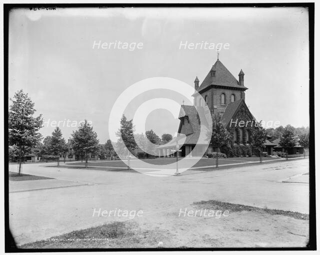 Village church, Biltmore i.e. Asheville, (1902?). Creator: William H. Jackson.
