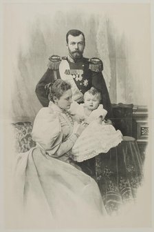 Emperor Nicholas II of Russia, Empress Alexandra Fyodorovna of Russia and Grand Duches..., 1896. Creator: Anonymous.