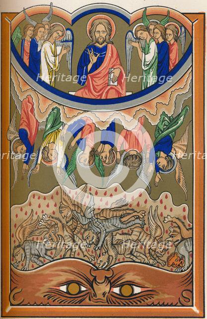 'The Fall of the Rebel Angels', c1260, (1849). Creator: Lemercier.