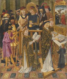 Pilgrims' Mass, 1450. Creator: Circle of Jaume Huguet.