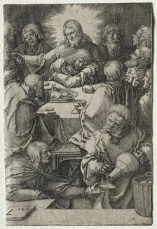 The Passion: The Last Supper, 1521. Creator: Lucas van Leyden (Dutch, 1494-1533).