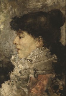 Portrait of Sarah Bernhardt (1844-1923), 1870s.