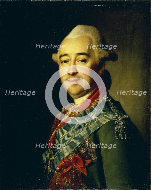 Portrait of General Mikhail Krechetnikov (1729-1793), 1770s. Artist: Levitsky, Dmitri Grigorievich (1735-1822)