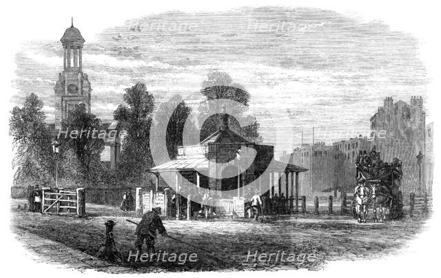 Kennington Turnpike-Gate, lately removed, 1865. Creator: Unknown.