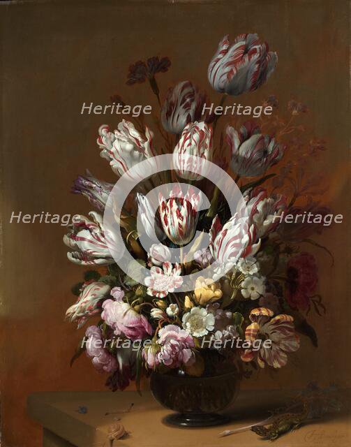 Floral Still Life, 1639. Creator: Hans Bollongier.